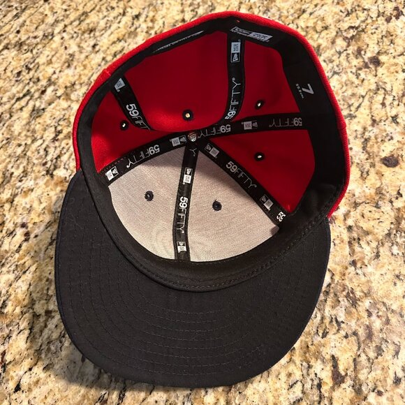 Washington Nationals MLB 59FIFTY Baseball Hat Size 7 Authentic Collection - Picture 4 of 6